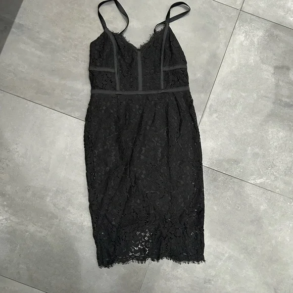 Express | Dresses | Express Black Lace Detail Dress | Poshmark Express | Dresses | Express Black Lace Detail Dress | Poshmark